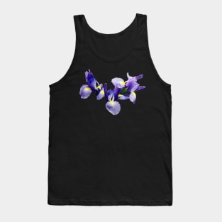 Irises - Group of Japanese Irises Tank Top